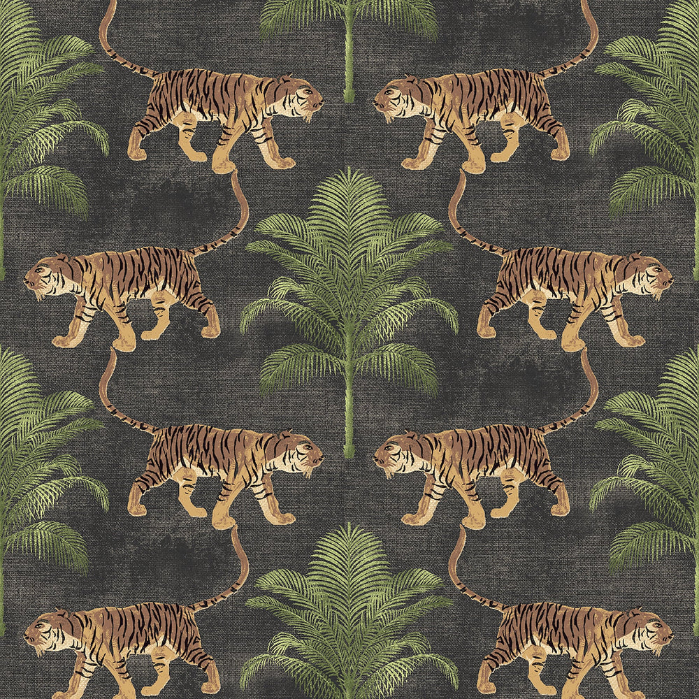 Tiger peel and stick wallpaper 802812WR from Tommy Bahama Home