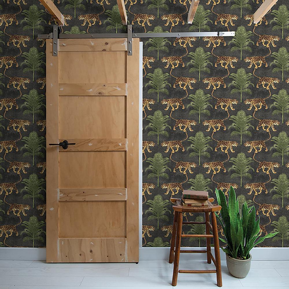 
                  
                    Tiger peel and stick wallpaper 802812WR decor from Tommy Bahama Home
                  
                