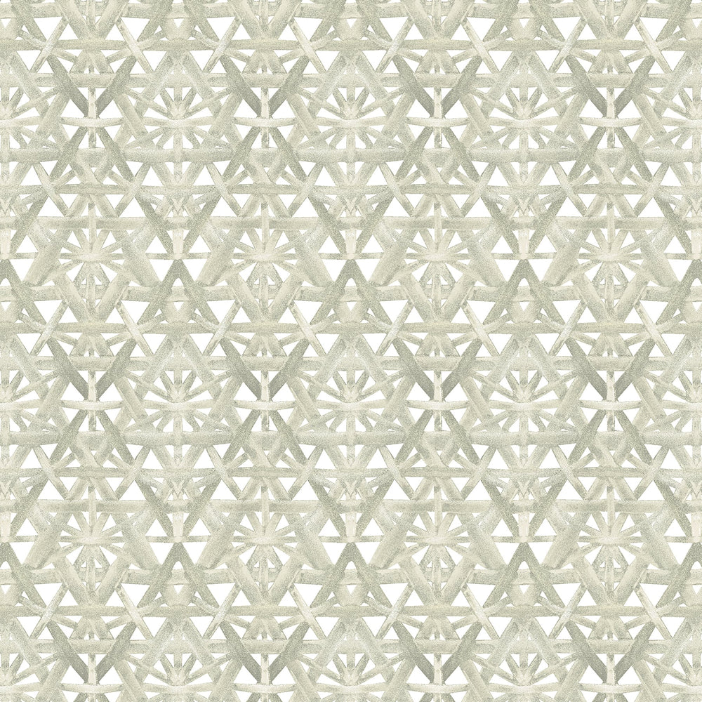 Rattan peel and stick geometric wallpaper 802820WR from Tommy Bahama Home