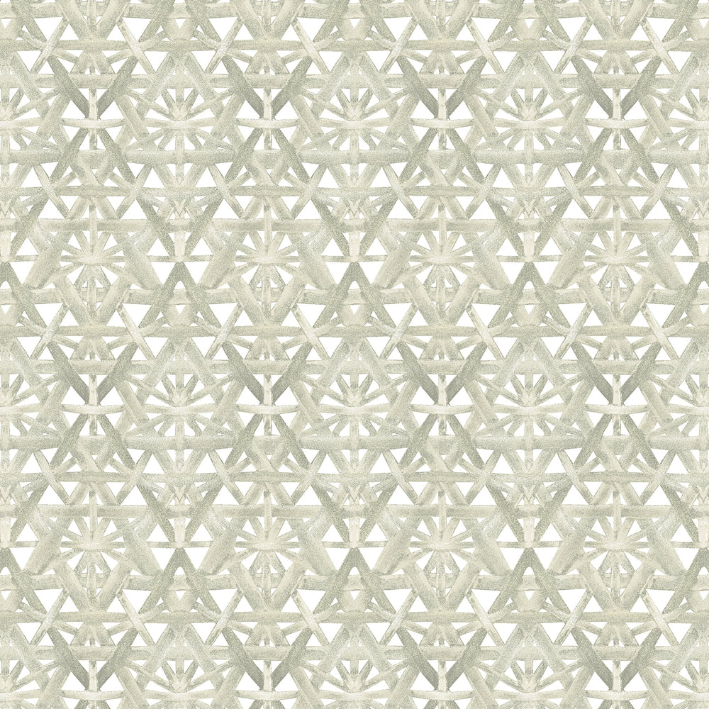 Rattan peel and stick geometric wallpaper 802820WR from Tommy Bahama Home
