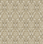 Rattan peel and stick geometric wallpaper 802822WR from Tommy Bahama Home