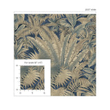802830WR palm leaf peel and stick wallpaper scale from Tommy Bahama Home