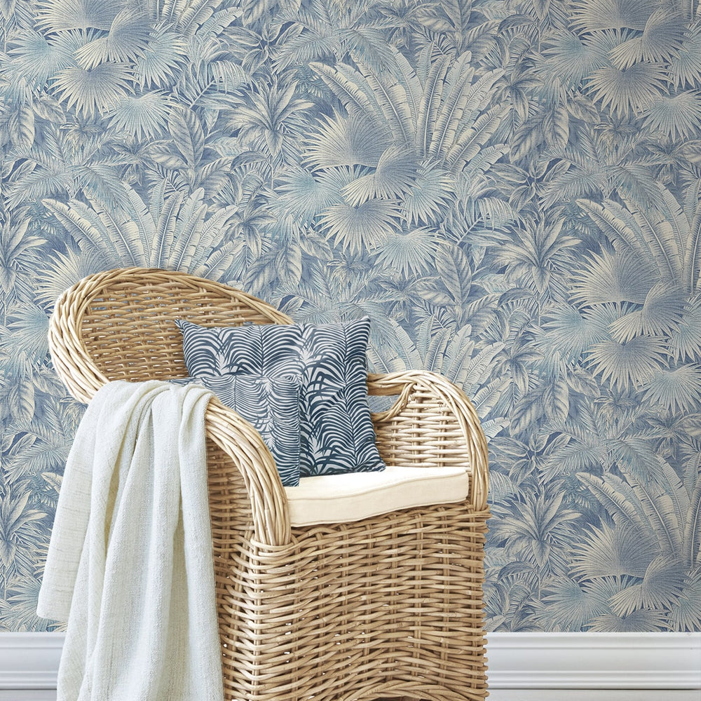 
                  
                    802832WR palm leaf peel and stick wallpaper accent from Tommy Bahama Home
                  
                