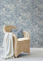 802832WR palm leaf peel and stick wallpaper accent from Tommy Bahama Home