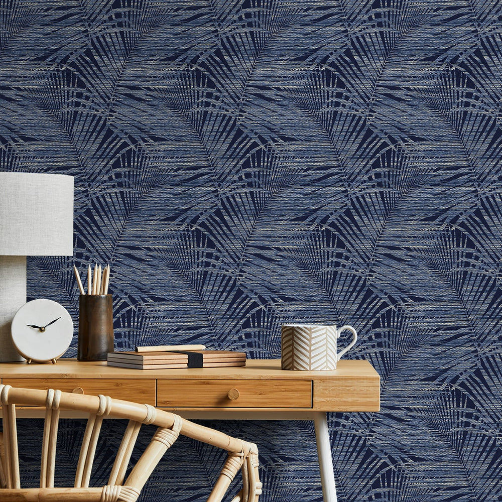 
                  
                    802841WR palm leaf peel and stick wallpaper desk from Tommy Bahama Home
                  
                