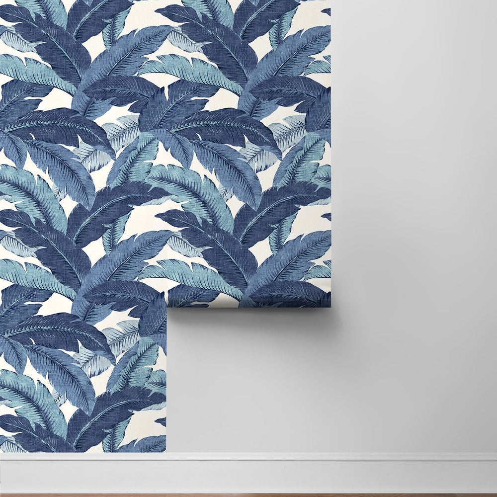 
                  
                    Palm leaf peel and stick wallpaper roll 802851WR from Tommy Bahama Home
                  
                