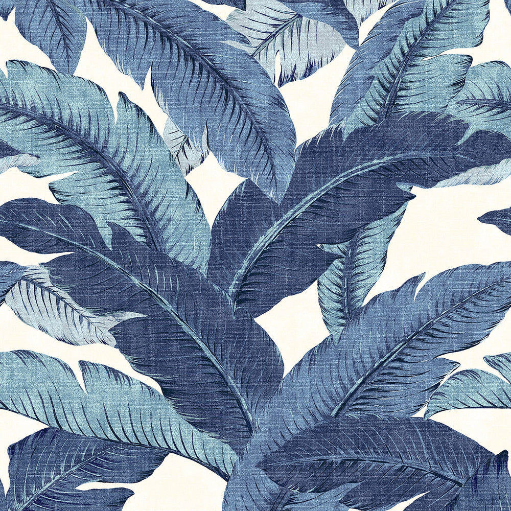 Palm leaf peel and stick wallpaper 802851WR from Tommy Bahama Home