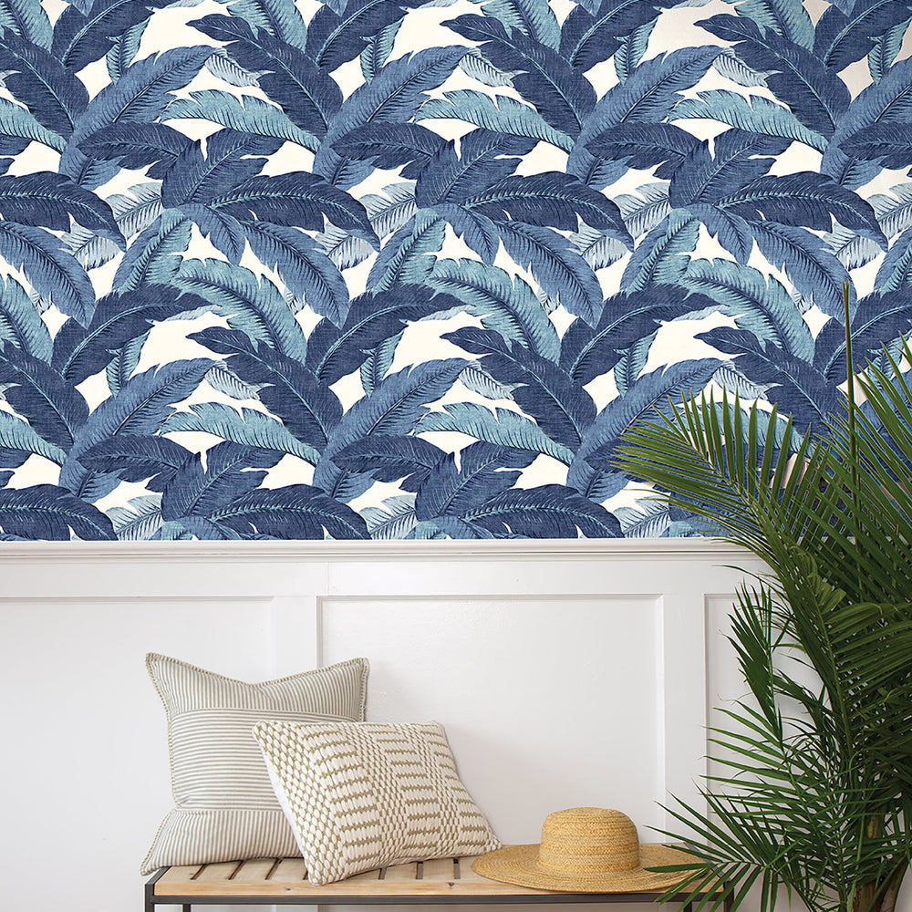 
                  
                    Palm leaf peel and stick wallpaper decor 802851WR from Tommy Bahama Home
                  
                