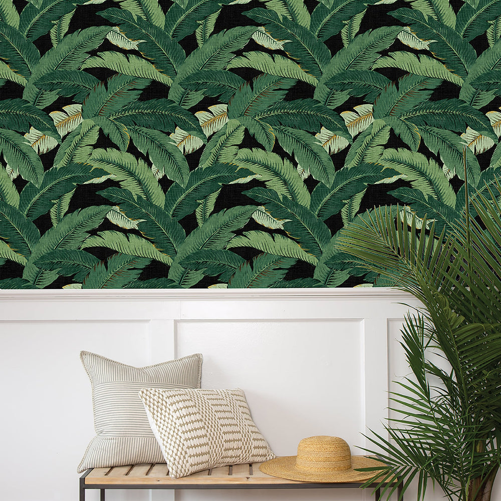 
                  
                    Palm leaf peel and stick wallpaper decor 802852WR from Tommy Bahama Home
                  
                