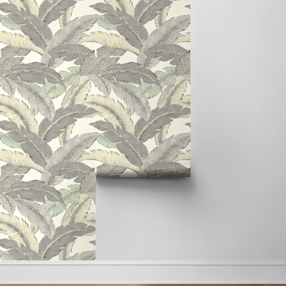 
                  
                    Palm leaf peel and stick wallpaper roll 802853WR from Tommy Bahama Home
                  
                