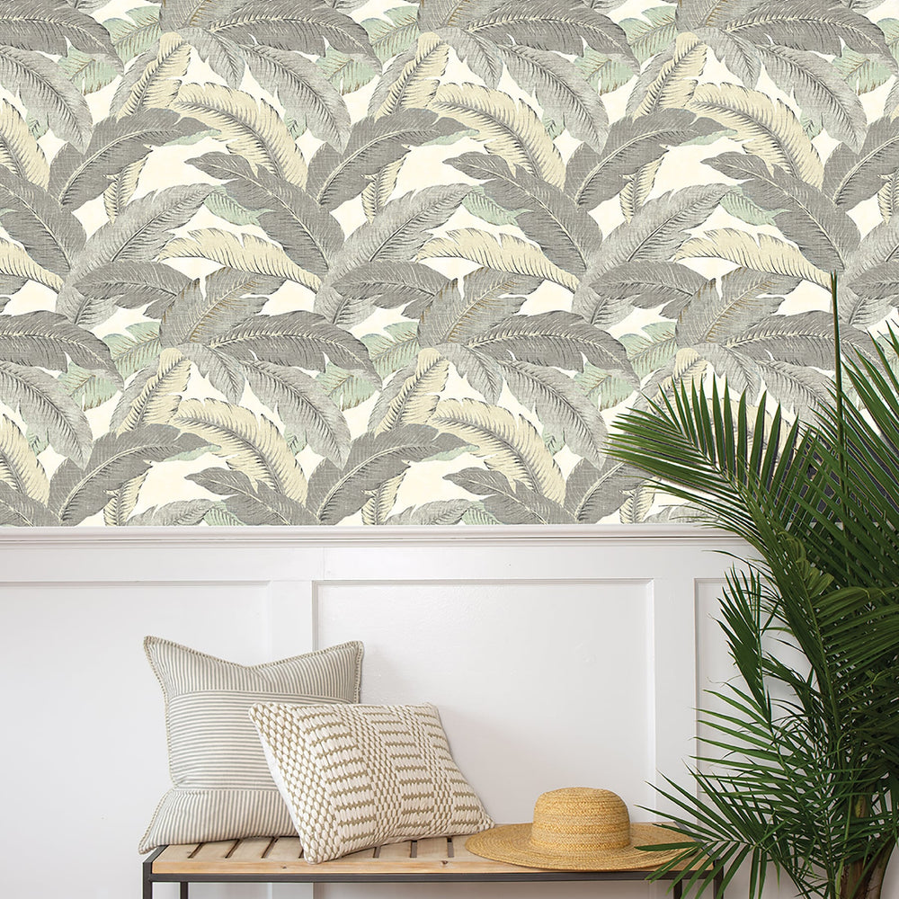 
                  
                    Palm leaf peel and stick wallpaper decor 802853WR from Tommy Bahama Home
                  
                