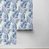 802860WR palm leaf peel and stick wallpaper roll from Tommy Bahama Home