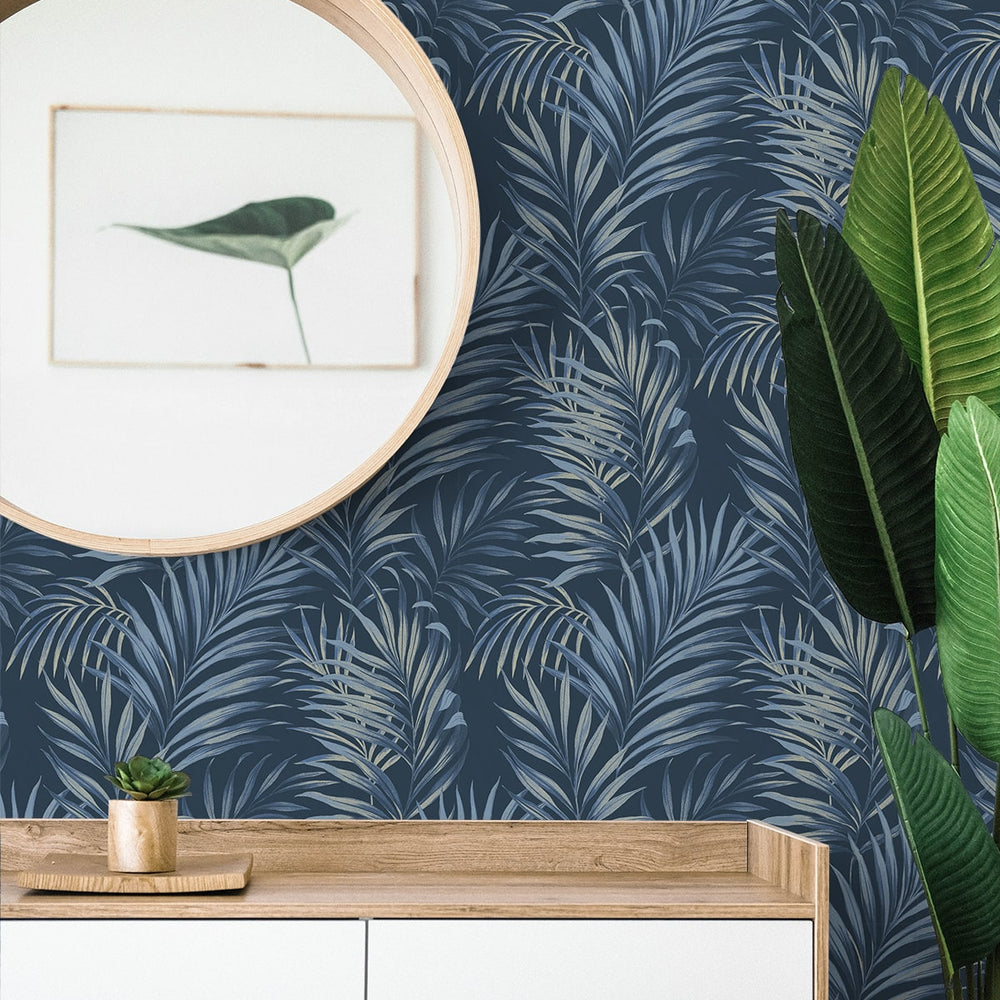 
                  
                    802863WR palm leaf peel and stick wallpaper decor from Tommy Bahama Home
                  
                