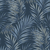 Palm leaf peel and stick wallpaper 802863WR from Tommy Bahama Home