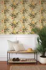 Tropical peel and stick wallpaper entryway 802871WR from Tommy Bahama Home