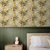 802871WR tropical bird peel and stick wallpaper bedroom from Tommy Bahama Home