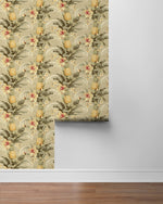 802871WR tropical bird peel and stick wallpaper roll from Tommy Bahama Home