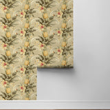802871WR tropical bird peel and stick wallpaper roll from Tommy Bahama Home