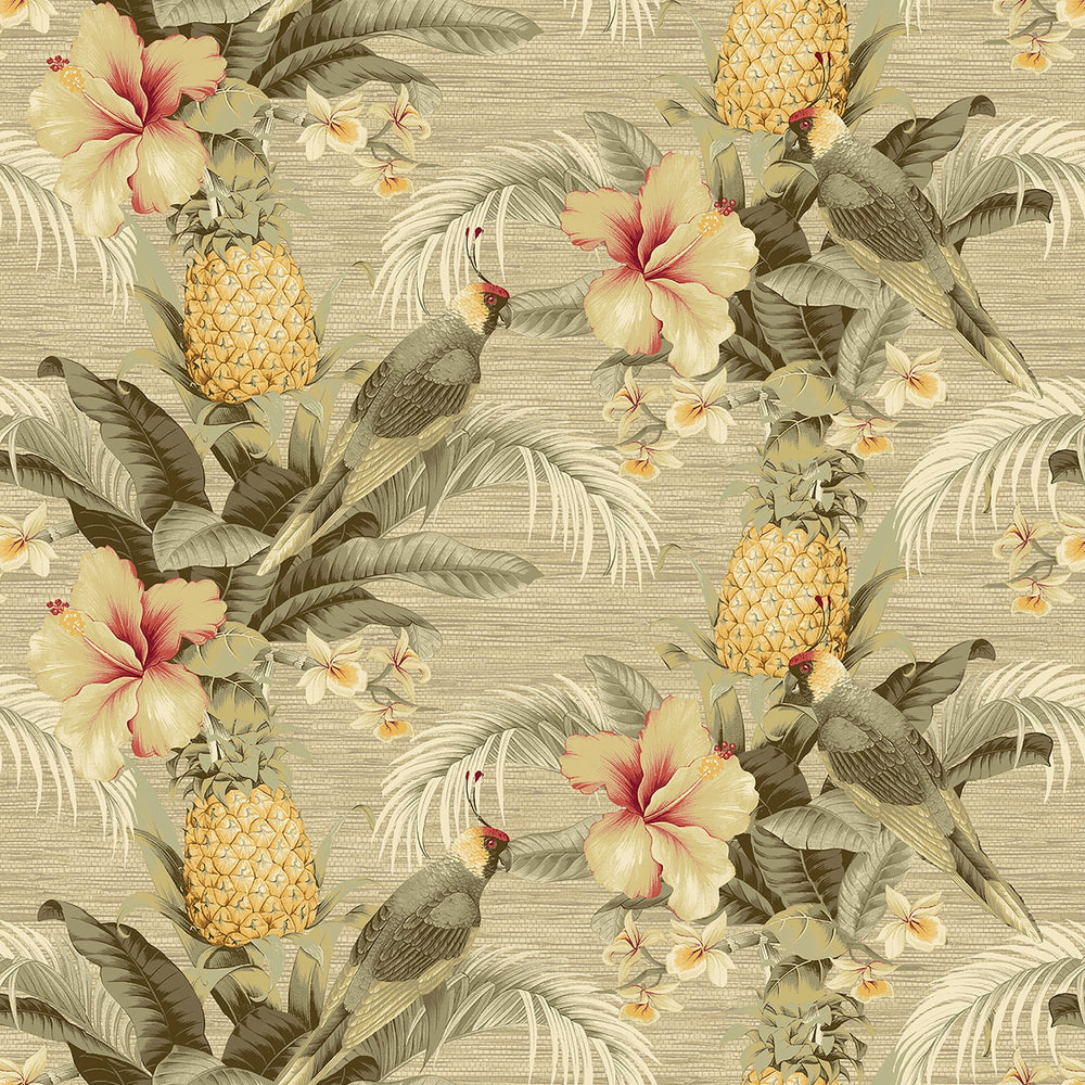 Tropical peel and stick wallpaper 802871WR from Tommy Bahama Home