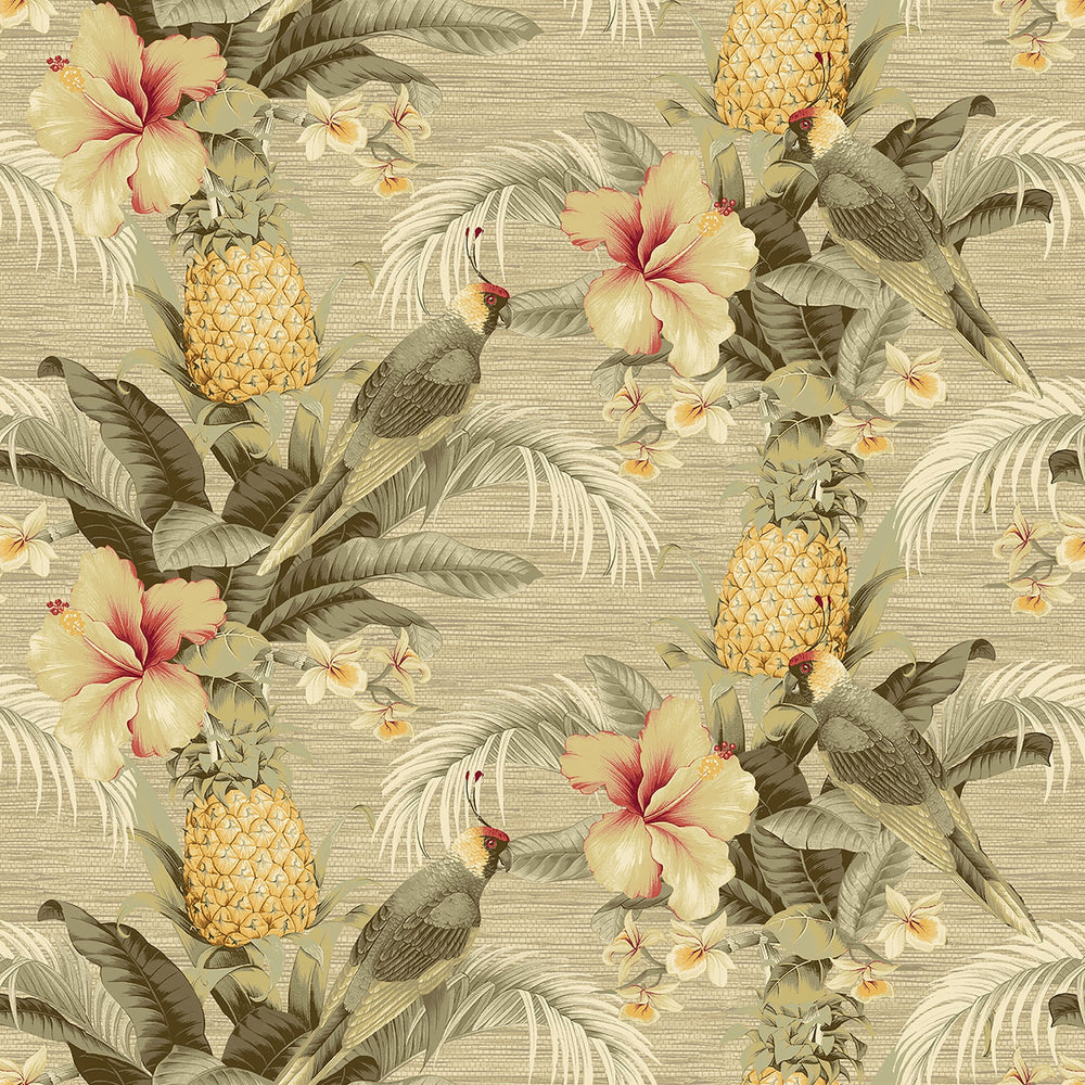 Tropical peel and stick wallpaper 802871WR from Tommy Bahama Home
