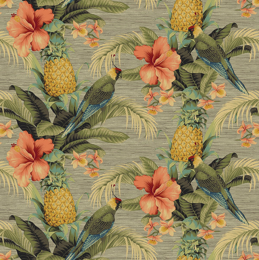 Tropical peel and stick wallpaper 802872WR from Tommy Bahama Home