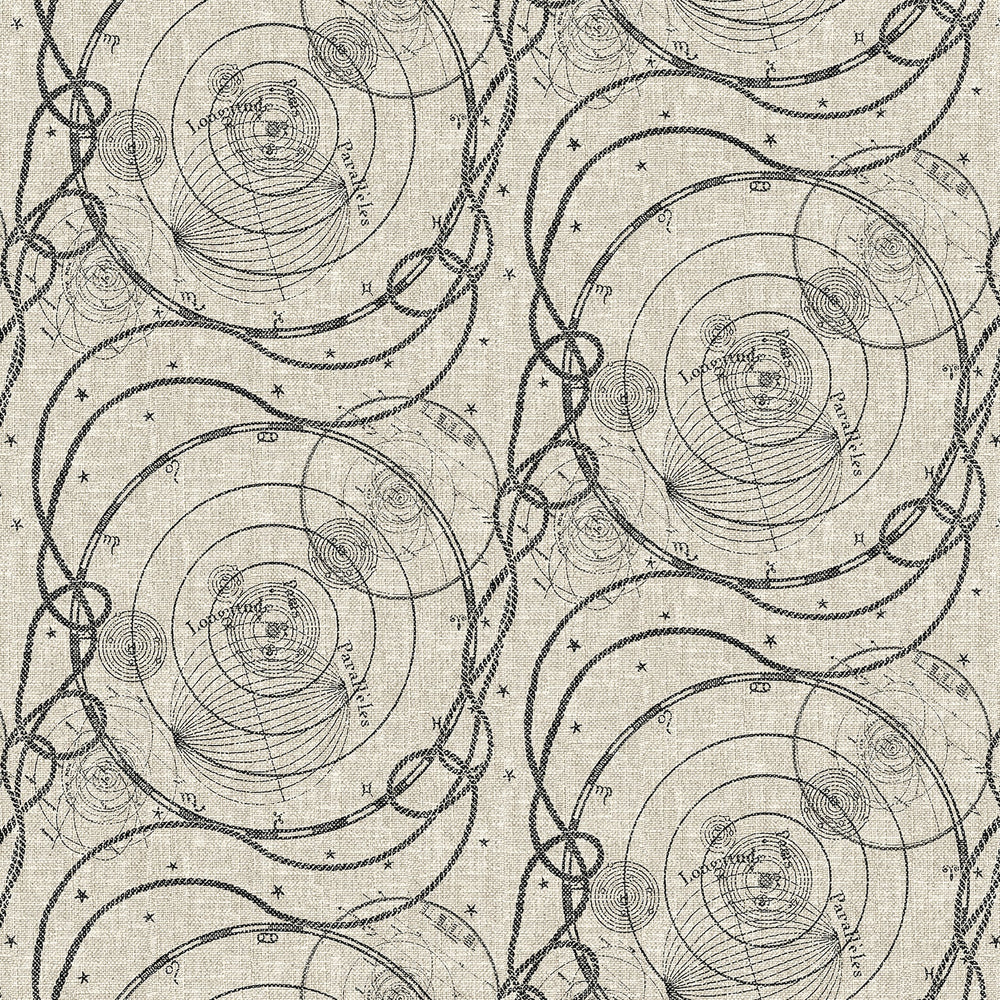 Astronomy peel and stick wallpaper 802880WR from Tommy Bahama Home