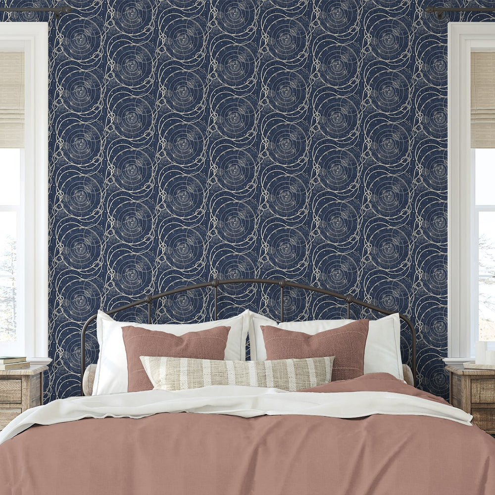 
                  
                    802882WR nautical peel and stick wallpaper accent from Tommy Bahama Home
                  
                