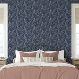 802882WR nautical peel and stick wallpaper accent from Tommy Bahama Home