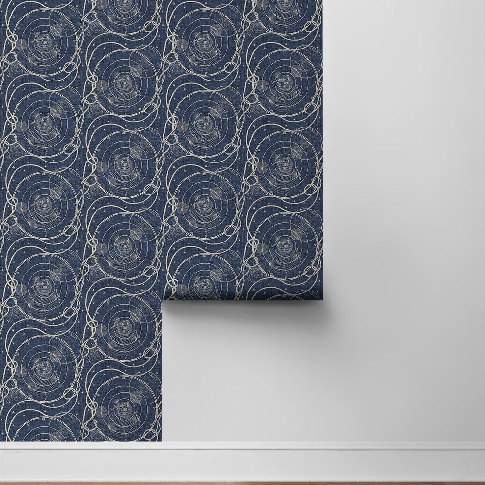 
                  
                    802882WR nautical peel and stick wallpaper roll from Tommy Bahama Home
                  
                
