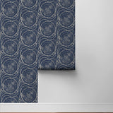 802882WR nautical peel and stick wallpaper roll from Tommy Bahama Home