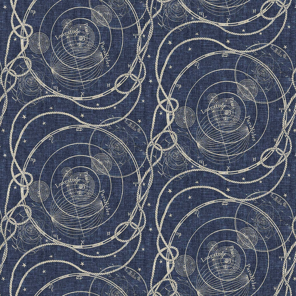 Astronomy peel and stick wallpaper 802882WR from Tommy Bahama Home