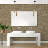 802890WR Sunny Spot peel and stick wallpaper bathroom from Tommy Bahama Home