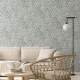 802892WR Sunny Spot peel and stick wallpaper living room from Tommy Bahama Home