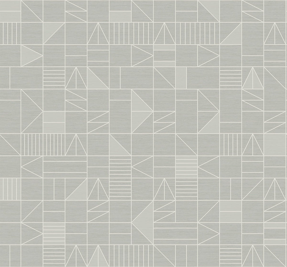 SD80806DS Belfiore stacked shapes geometric wallpaper from Say Decor