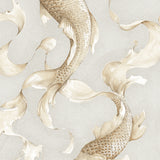 Metallic Koi Fish Wallpaper