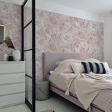 AS20001 floral peel and stick wallpaper bedroom from Arthouse