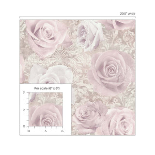 AS20001 floral peel and stick wallpaper scale from Arthouse