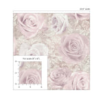 AS20001 floral peel and stick wallpaper scale from Arthouse
