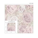 AS20001 floral peel and stick wallpaper scale from Arthouse