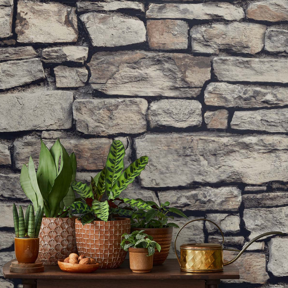 
                  
                    AS20105 faux stone peel and stick wallpaper decor from Arthouse
                  
                