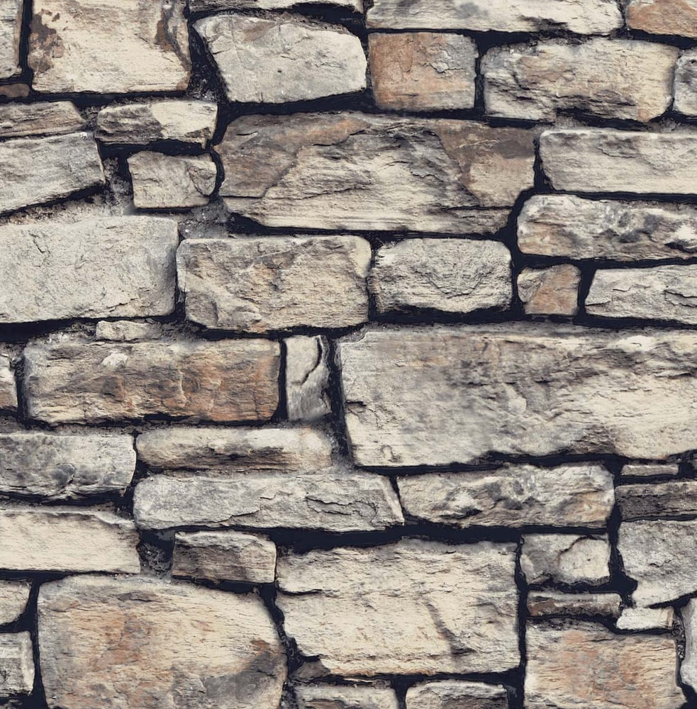 AS20105 faux stone peel and stick wallpaper from Arthouse