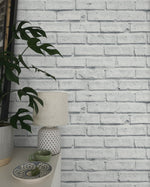 AS20200 faux brick peel and stick wallpaper decor from Arthouse