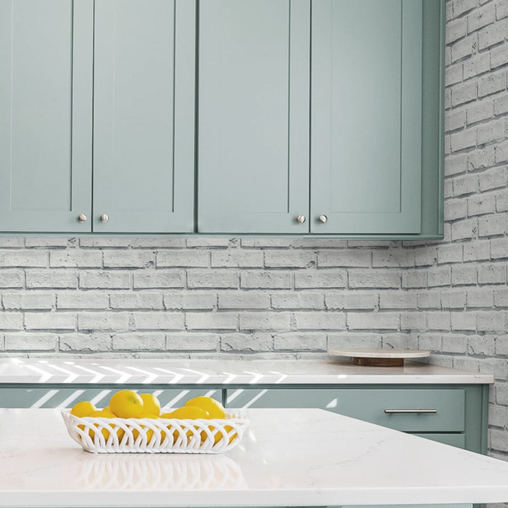 
                  
                    AS20200 faux brick peel and stick wallpaper kitchen from Arthouse
                  
                