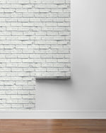 AS20200 faux brick peel and stick wallpaper roll from Arthouse