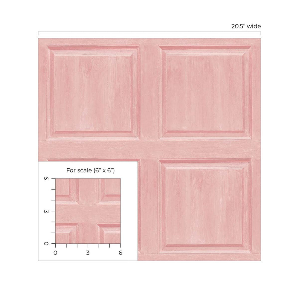 AS20301 faux wood panel peel and stick wallpaper scale from Arthouse