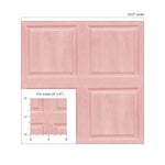 AS20301 faux wood panel peel and stick wallpaper scale from Arthouse