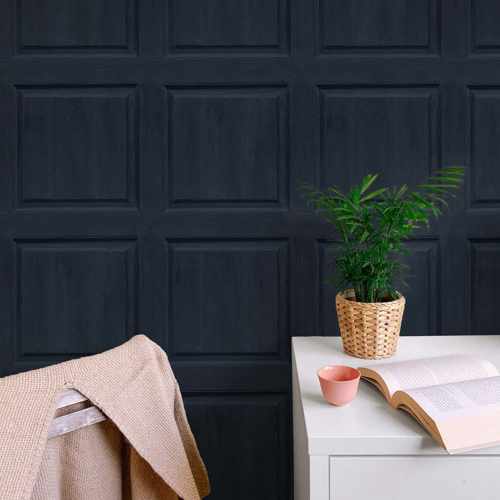 
                  
                    AS20302 faux wood panel peel and stick wallpaper desk from Arthouse
                  
                