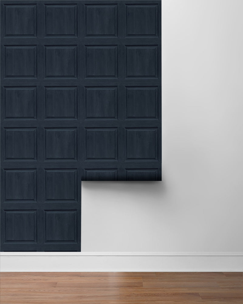 AS20302 faux wood panel peel and stick wallpaper roll from Arthouse