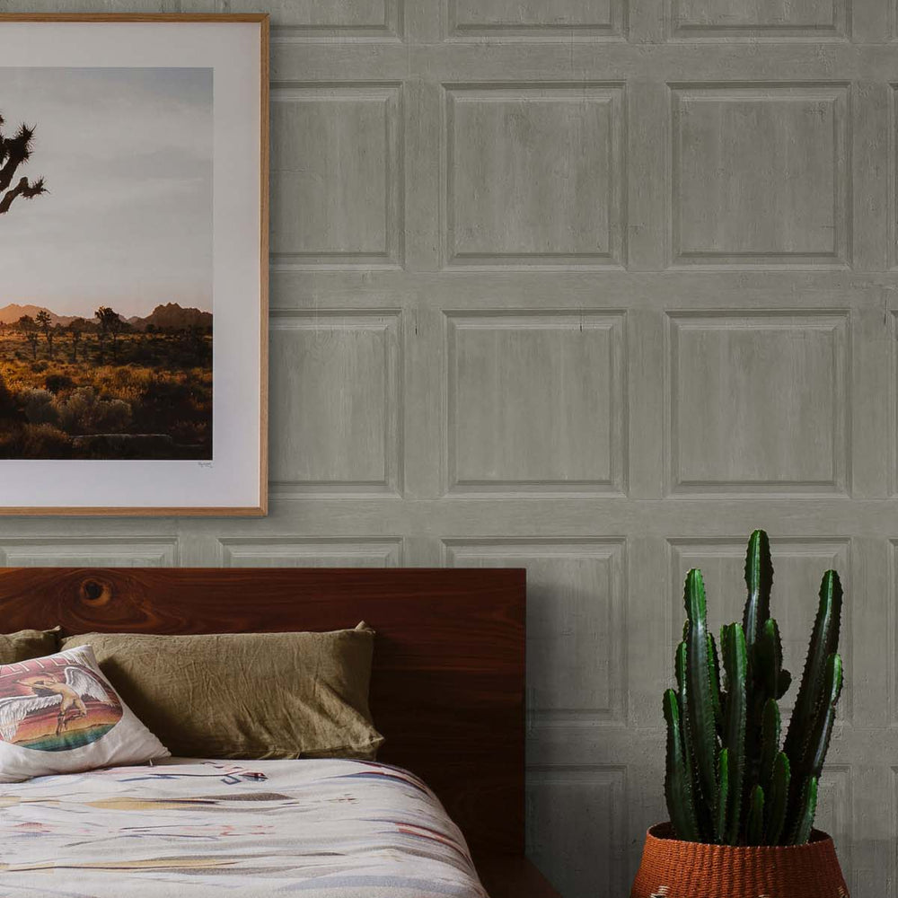 
                  
                    AS20305 faux wood panel peel and stick wallpaper bedroom from Arthouse
                  
                