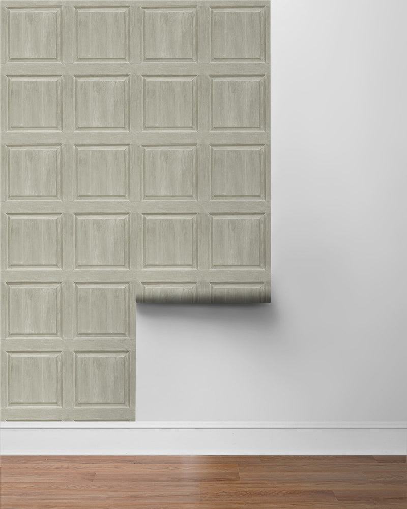 AS20305 faux wood panel peel and stick wallpaper roll from Arthouse